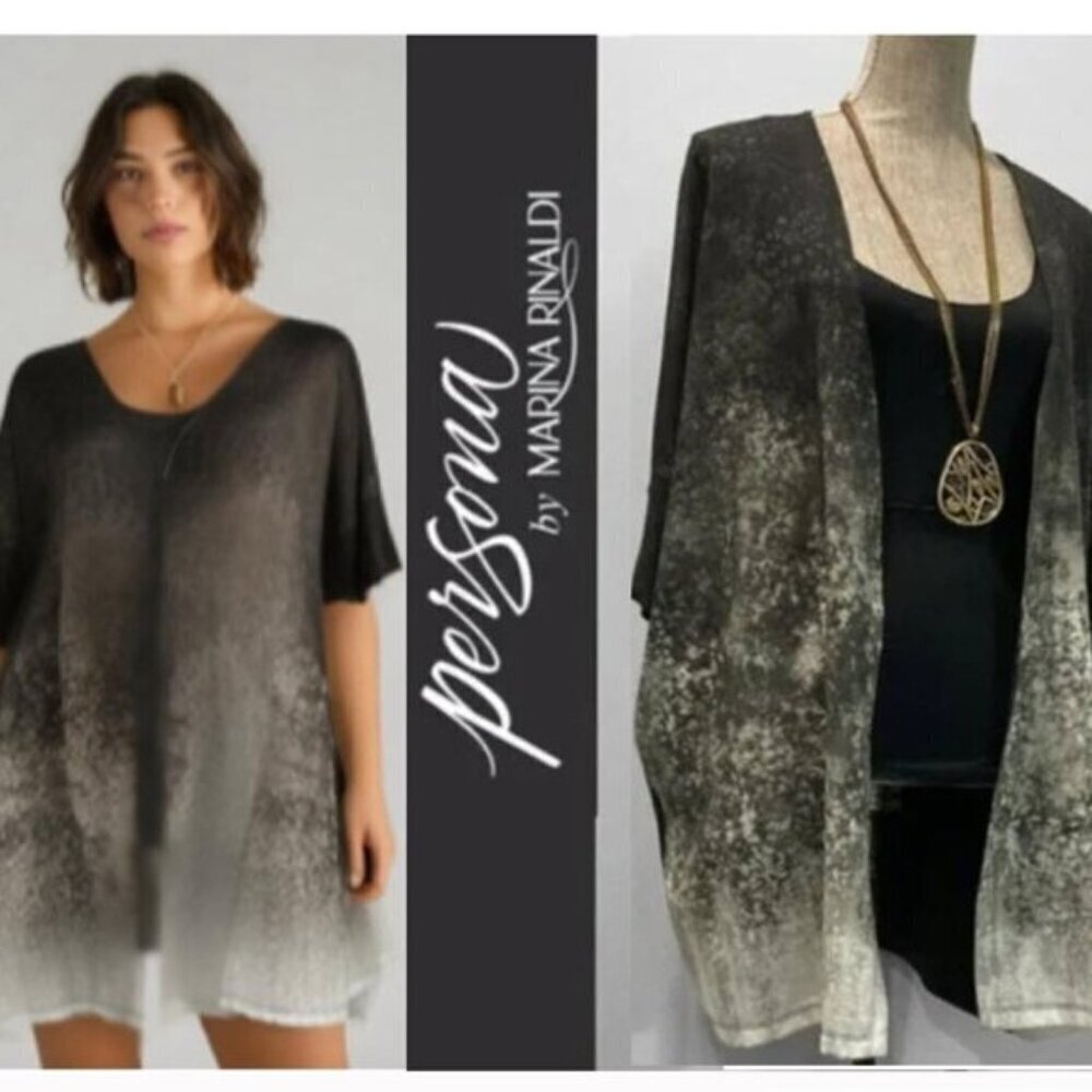 Persona by Marina Rinaldi Lightweight Cardigan​​​ Size medium